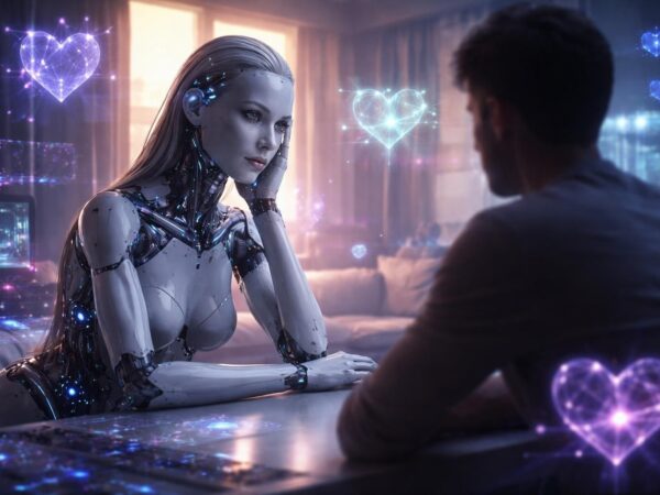 une analyse approfondie du rôle de l'intelligence artificielle dans les relations amoureuses et sexuelles, explorant les enjeux éthiques et technologiques.