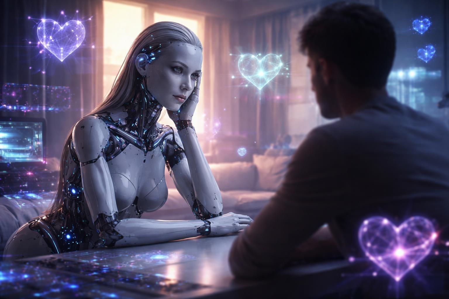 une analyse approfondie du rôle de l'intelligence artificielle dans les relations amoureuses et sexuelles, explorant les enjeux éthiques et technologiques.