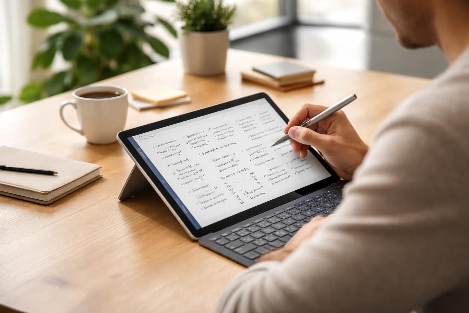 découvrez comment préparer facilement des sujets de discussion sur votre tablette tactile microsoft surface pour réussir vos rencontres et échanges professionnels.